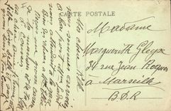 Vintage Postcard Suspended bridge inaugurates in 1809 Avignon