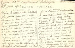 Vintage Postcard Turns the Bridge Bonaparte on the Loire and the Lathes St Martin and Charlemagne