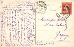 Postal Órgano París Iglesia St Sulpice los órganos