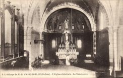 Postal Órgano la Abadía de ND de Aiguebelle la abadía el santuario