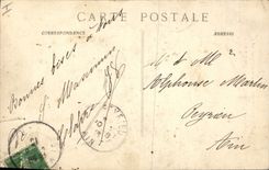 Postal Órgano Basílico de Santo Maximin Vista interior el coro y el órgano