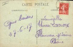 Postal Folclore Vino Vendimia Champaña Epernay Trabajo del vino el tapoitage