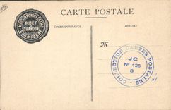 CPA Folklore Vin Vendange Champagne Moet & Chandon La vendange a Cramant Cahteau de Saaran