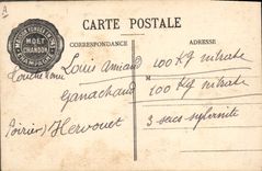 CPA Folklore Vin Vendange Champagne Moet & Chandon Vue d'une cave