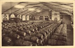 CPA Folklore Vin Vendange Champagne Pommery & Greno Reims Un cellier rempli de vins nouveaux 