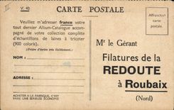 CPA Publicite Tricoteuses Laines de la Redoute Moutons