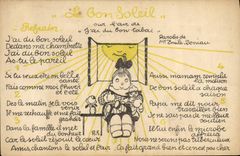 CPA Publicite le Bon soleil Enfant Tabac 