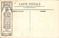 Vintage Postcard Publicity Oil Hahn Hair Hairdresser Castle of Fontainebleau the channel