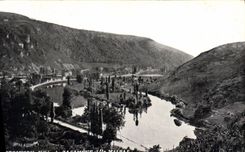 CPA Publicite Besancon Vallee de Casamene et Ile Malpas Montre Comptoir General d'Horlogerie 