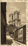 Vintage Postcard Publicity Paris Notre Dame Cerebos Salt of table