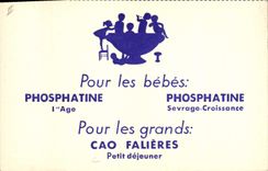 Vintage Postcard Publicity Phosphatine Babies Child