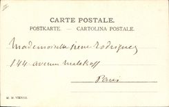 Vintage Postcard Illustrator Fantasy Woman Pig Pig