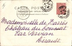 Vintage Postcard Illustrator Fantasy Caleche Women