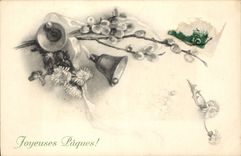 Vintage Postcard Illustrator Easter Fantasy