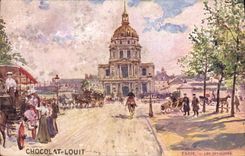 Vintage Postcard Paris Illustrator Invalids