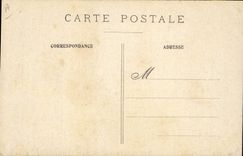 Vintage Postcard Paris Illustrateur Caretaker's lodge Goes to the flowers