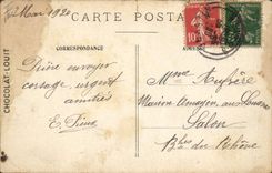 Vintage Postcard Paris Illustrator Law courts