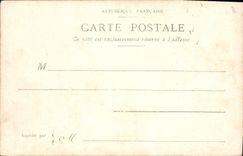 Vintage Postcard Paris Illustrator Avenue of the Bois de Boulogne