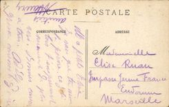 Vintage Postcard Paris Illustrator the Bois de Boulogne