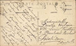 Vintage Postcard Paris Illustrator the Bois de Boulogne Revillon Chocolate