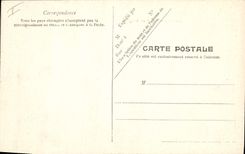 Vintage Postcard Headlight the pier one day of tempte