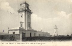 Vintage Postcard Headlight Le Havre Holy Address headlights of Heve