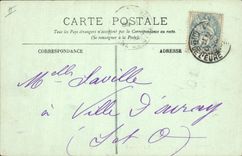 Vintage Postcard Headlight Le Havre Holy Address headlights of Heve