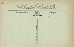 Vintage Postcard Marseilles Headlight the headlight of Desirade Departure of a mail of China Boat