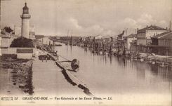 Vintage Postcard Grau Headlight of King Vue general and two banks