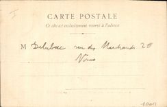 Vintage Postcard Headlight Surroundings Acute Dead Grau of the King