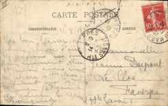 Vintage Postcard Gray Headlight Nose lookouts and Signals