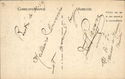 Vintage Postcard Bastia Headlight the old city and the headlight