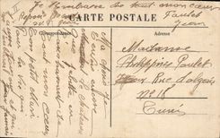 Postal PHARE Cherburgo el Fuerte el Oeste de la Presa por gran tormenta