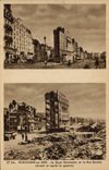 Vintage Postcard Militaria Boulogne on Sea the Gambetta quay and the Street Boston Before and after the war