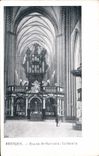 CPA Orgue Bruges Eglise St Sauveur Interieur