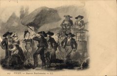 Vintage Postcard Folklore Auvergne Vichy Bourbonnaise Faggot