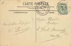 Vintage Postcard Folklore Auvergne Vichy Bourbonnaise Faggot