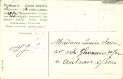 Postal Fantasia Flores Mujer Pájaros