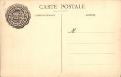 Vintage Postcard Folklore Wine Vineyard Grape harvest Champagne Moet and Chandon the grape harvest has Saran