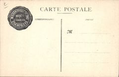 Postal Folclore Vino Viñedo Vendimias Champaña el almuerzo de los vendimiadores a Epernay