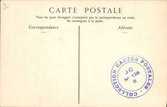 Postal Folclore Vino Viñedo Vendimias en Sologne Salida para las vides Asno Mula CUMBRE