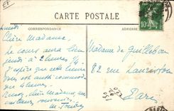 Vintage Postcard Folklore Wine Vineyard Grape harvest the pressing of the grape SIGNAL