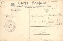 Postal Folclore Vino Viñedo Vendimias una feria en Bajo Normandía Degustación de sidra CUMBRE