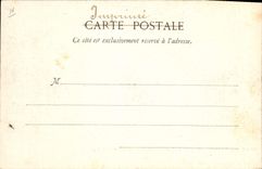 Postal Folclore Vino Viñedo Vendimias en los De Libourne Vendimiadores que se vuelven en el trabajo CUMBRE