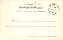 Postal Folclore Vino Viñedo Vendimias en los De Libourne portadores de campana extractora CUMBRE