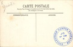 Vintage Postcard Folklore Wine Vineyard Grape harvest in the Medoc Grape-picker emptying her grape basket in the hood