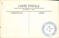 Vintage Postcard Folklore Wine Vineyard Grape harvest in the Medoc Distraction of vintagers