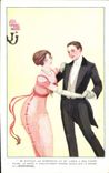 Vintage Postcard Publicite Urodonal Dances