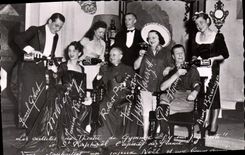 Modern Postcard Publicite the artists of the Theater of the Gymnasium I am there I remain St Raphael Christmas SIGNAL there