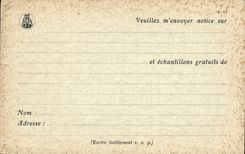 Vintage Postcard Publicity Company for chemical industry St sea-green Fons Lyon